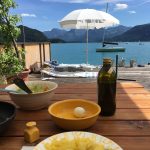 Mittagessen im Sommer